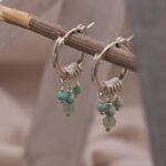 עגילי חישוק טורקיז ואוונטורין מכסף אמיתי 925 או גולדפילד.jpg