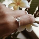 טבעת פרח פלומריה עדינה מכסף אמיתי 925