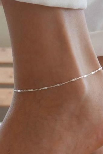 צמיד רגל בייסיק עדין מכסף אמיתי 3.jpg