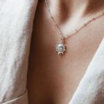 שרשרת כדוריות ותליון שמש מכסף טהור 925 2.jpg