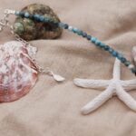 שרשרת צוקר אבנים אפטייט כחולות טבעיות ותליון פרח פלומריה מכסף טהור 925 2.jpg