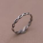 טבעת נשים מסולסלת עדינה ודקה מכסף טהור 925 סטרלינג סילבר (2)