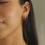 עגילי חישוק קטנים מעוצבים מכסף 925