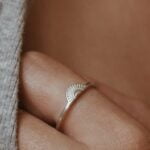 טבעת שמש עדינה ודקה מכסף 925