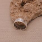 טבעת זרת עם טקסטורה כסף 925