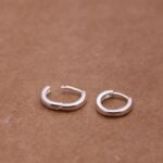 עגילי חישוק קטנים ודקים מכסף 925
