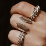 טבעת עבה פתוחה מכסף אמיתי 925