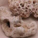 עגיל קונץ ללא חור מכסף 925 (2)