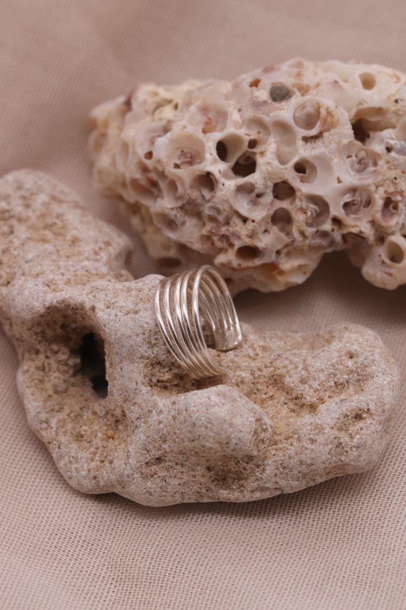 עגיל קונץ ללא חור מכסף 925 (2)