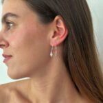 עגיל שרשרת שרוך פנינה ואבן אמטיסט סגולה 01