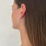 עגילי חישוק דקים מלופפסים מכסף אמיתי 925 (3)