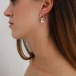 עגילי חישוק פנינים מכסף 925 (2)