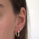 עגילי חישוק קטנים מרובעים מכסף 925 (1)