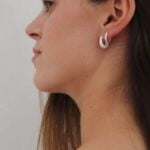 עגילי טיפה מעוטרים מכסף 925 01