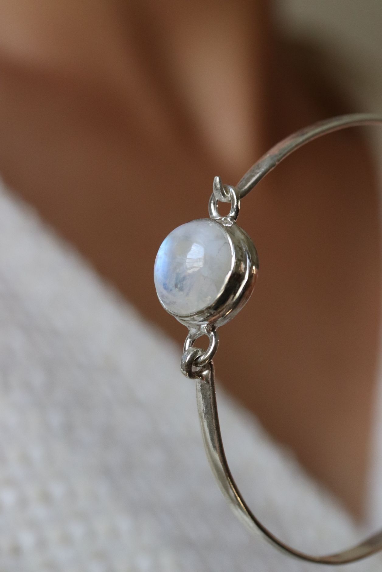 צמיד קשיח אבן חן מונסטון מכסף 925 (2)