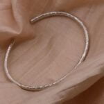 צמיד קשיח מרוקע יוניסקס מכסף 925