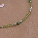 שרשרת אבני חן צמודה לצוואר עם אבני חן ירוקות פרידוט קריסופראס וטורקיז מכסף 925 או גולדפילד (2)