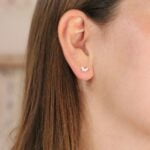 עגילי פרפר קטנים משובצים צמודים לאוזן מכסף 925 (1)