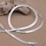 שרשרת בייסיק חלקה מכסף טהור 925 (2)