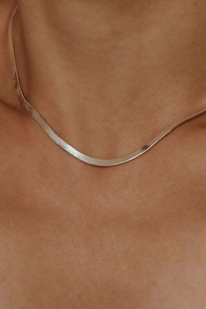 שרשרת בייסיק חלקה מכסף טהור 925