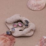 עגילי אבני חן צמודים לאוזן מכסף 925 (1)