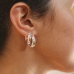 עגילי חישוק עבים ושטוחים מכסף 925 (5)