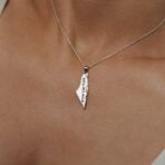 שרשרת מפת ישראל מכסף 925 לאישה (2)