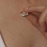 טבעת זרת חלקה מכסף 925 (2)