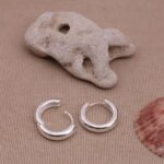 עגילי חישוק עבים מכסף 925 (1)