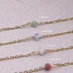 צמיד יד עדין עם אבן חן טבעית. עשוי מכסף 925 או ציפוי זהב איכותי (1)