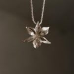 שרשרת פרח סחלב אורכידאה מכסף 925 (1)