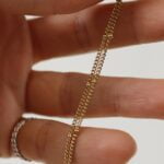 צמיד זהב כפול. צמיד מיוחד לאישה. צמידי זהב עדינים